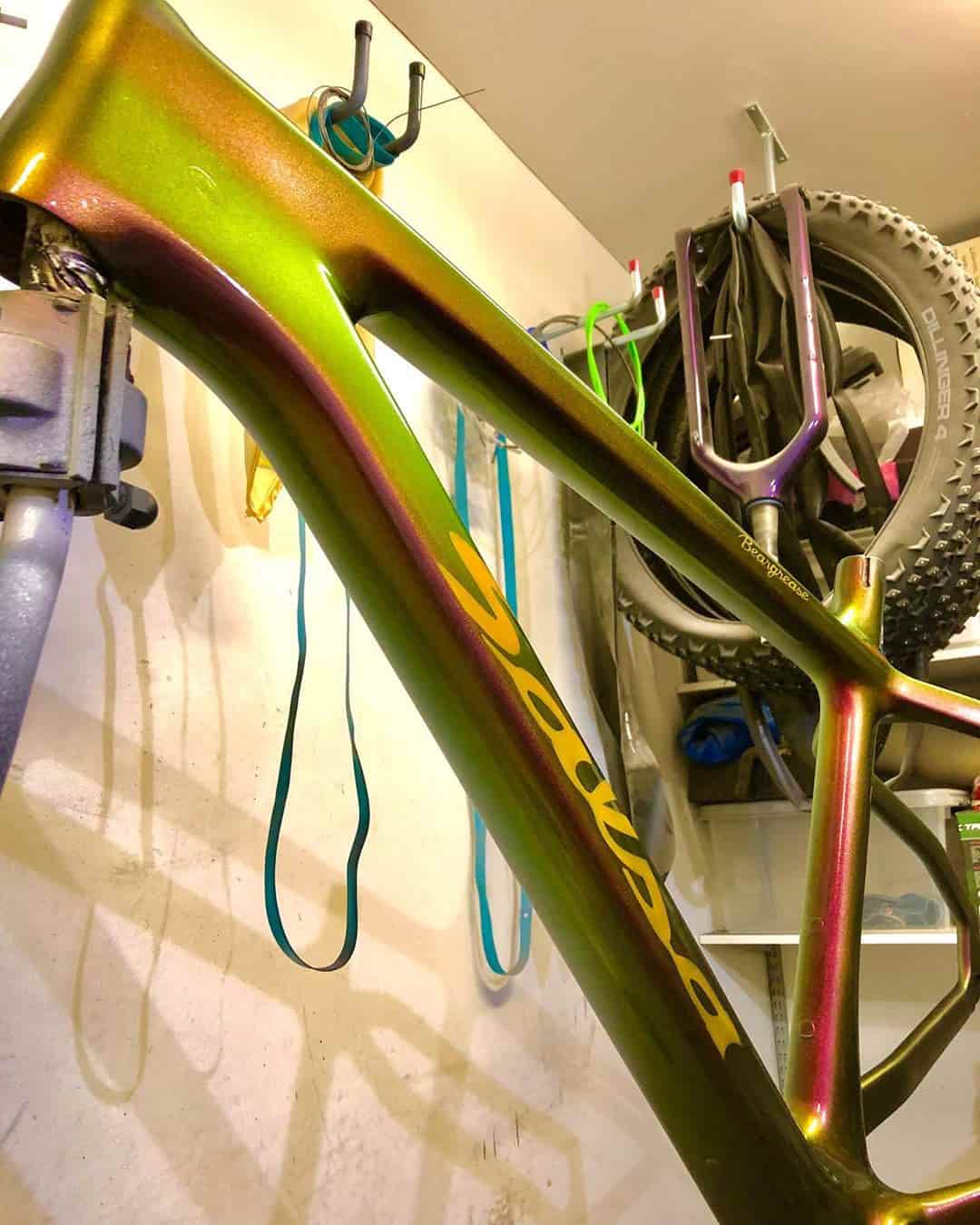 Chameleon paint bike frame new arrivals